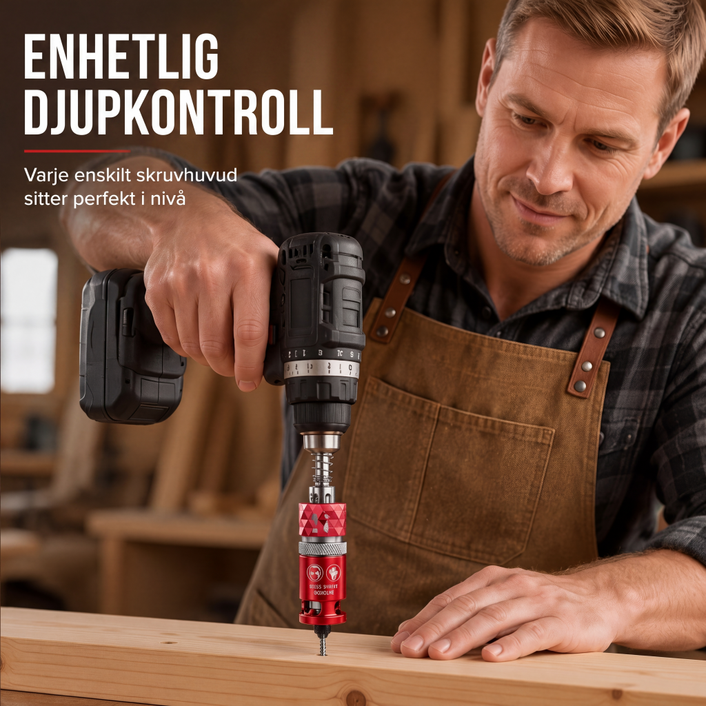 📢📢50% RABATT NU!! ⏰Halvautomatisk försänkborrset