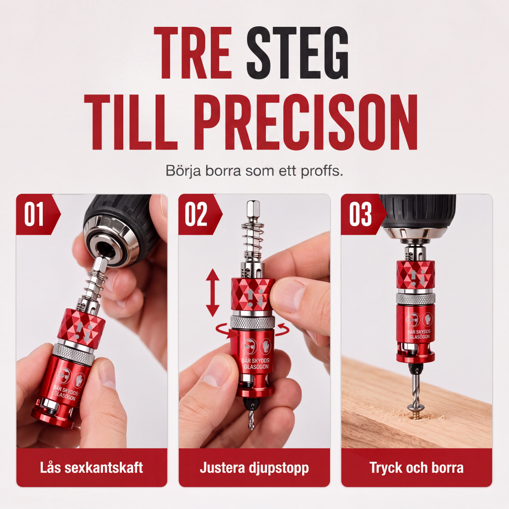 📢📢50% RABATT NU!! ⏰Halvautomatisk försänkborrset