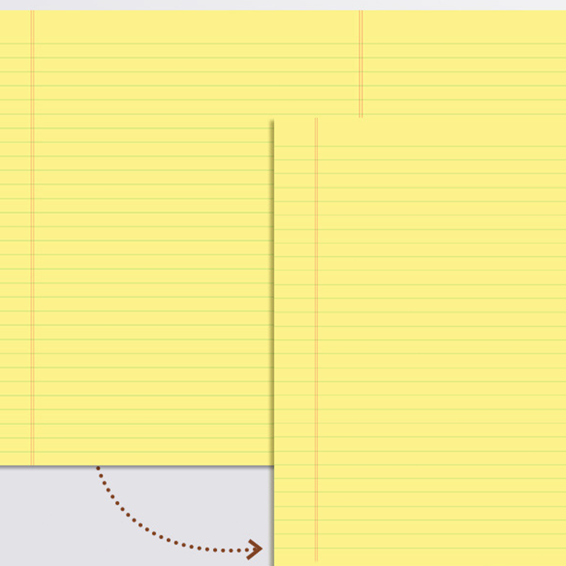 Minimalist Lined Writing Notepad