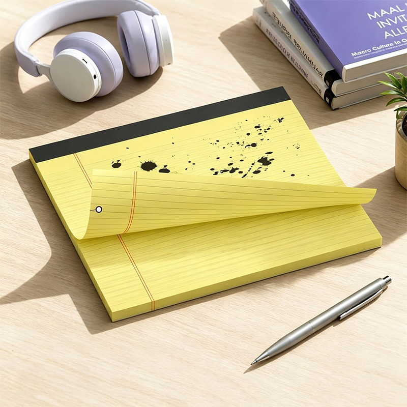 Minimalist Lined Writing Notepad