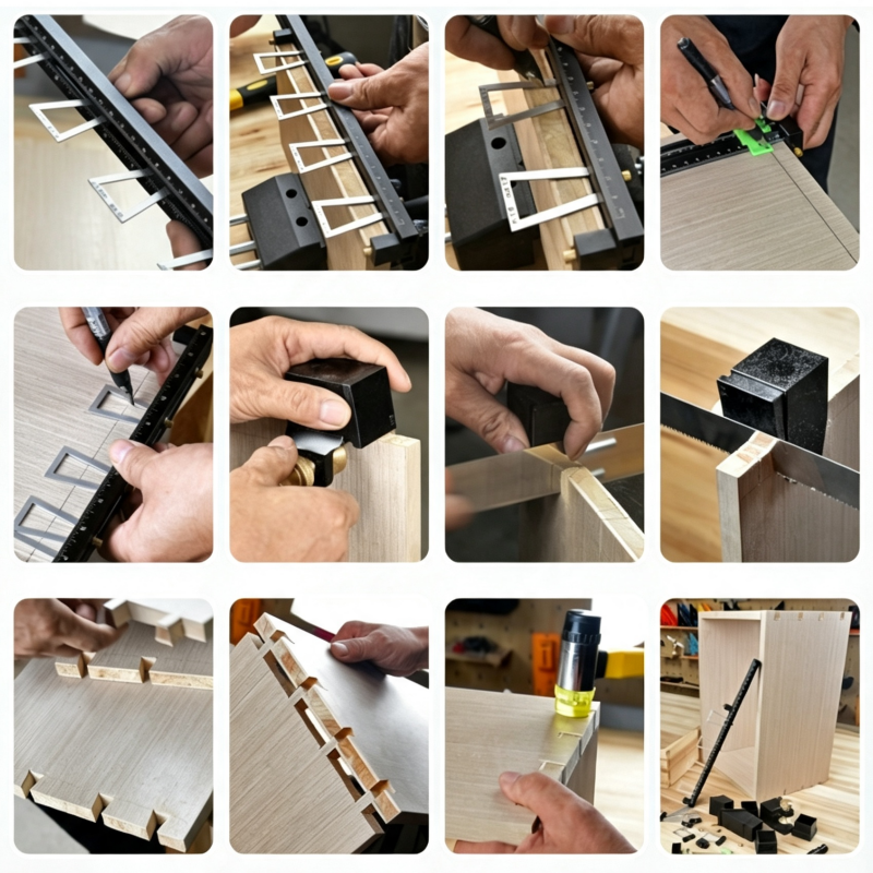 🔧 50 % RABATT NU! 📐 28-delars sats med markörer för laxknutar – 6 förhållanden, 4 vinklar & dubbel skala – perfekt för möbeltillverkning 🏠