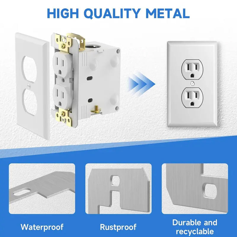 🔌 50 % RABATT NU! 🔧 Flush fit väggplatta distansbricka – korrigerar ojämnt djup, plan finish & enkel montering – perfekt för eluttag och strömbrytare 🏠