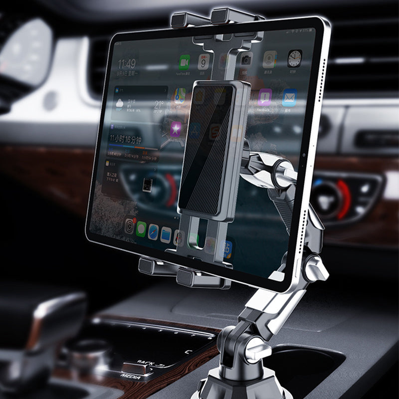 🚗 50 % RABATT NU! 📱 Vikbart surfplattefäste för bilens kophållare – stabilt, 360° rotation & snabb hopfällning – perfekt för navigation och underhållning 🛣️