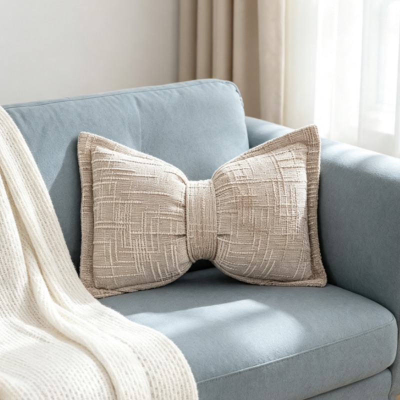🎉 BEGRÄNSAD TID 50% RABATT! 🎀 Mjuk Chenille Rosettformad Kudde – Premium Chenilletyg, Utsökt Hantverk & Inlägg Ingår ✨