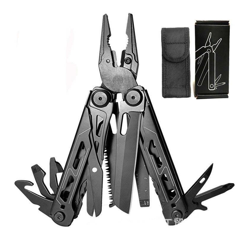 🔧 50 % RABATT NU! 🛠️ Bärbar hopfällbar multiverktyg-tång med fodral – mångsidig, kompakt & hållbar – perfekt för camping och reparationer 🏕️