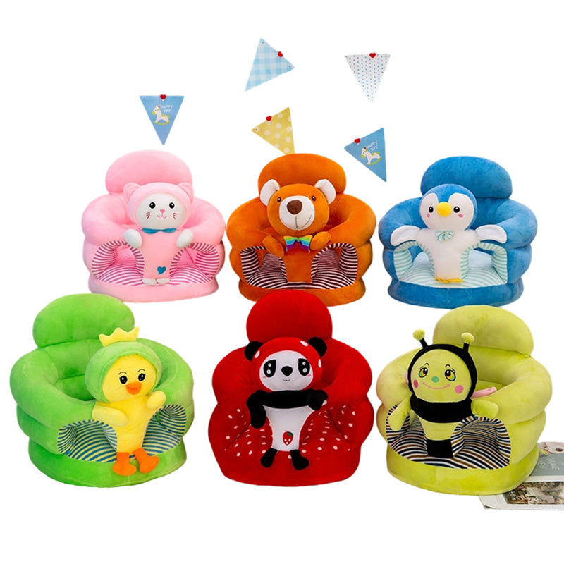 🧸 50 % RABATT NU! 👶 Plush baby support seat – ergonomisk, stabil & mjuk – perfekt för sittträning och lek 🛋️