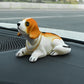 🎉 Rea 2026 – Över 12 000 sålda! 🐶 Söt hund-bobblehead – nickar vid varje kurva – 10 raser, mjuk plysch, guldkedja – sprider glädje under varje bilresa 🚗