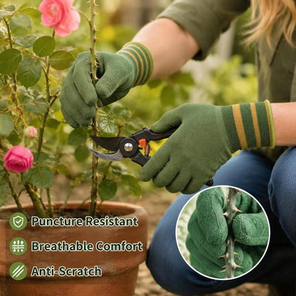 🧤 50 % RABATT! 🌱 Skydda dina händer vid trädgårdsarbete – Robusta trädgårdshandskar i gummi, halkfria, slitstarka, lämpliga för plantvård och beskärning