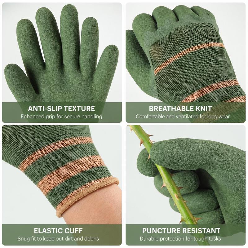 🧤 50 % RABATT! 🌱 Skydda dina händer vid trädgårdsarbete – Robusta trädgårdshandskar i gummi, halkfria, slitstarka, lämpliga för plantvård och beskärning