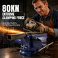 🔧 50 % RABATT NU! 🗜️ Skruvstycke med bred öppning – 80 kN klämkraft, 360° sväng & 90° tilt – perfekt för professionellt metallarbete 🔩