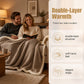 🧶50% RABATT⏰ Dubbellagrat tjockt mjukt filt, slitstark & mångsidig användning🛋️