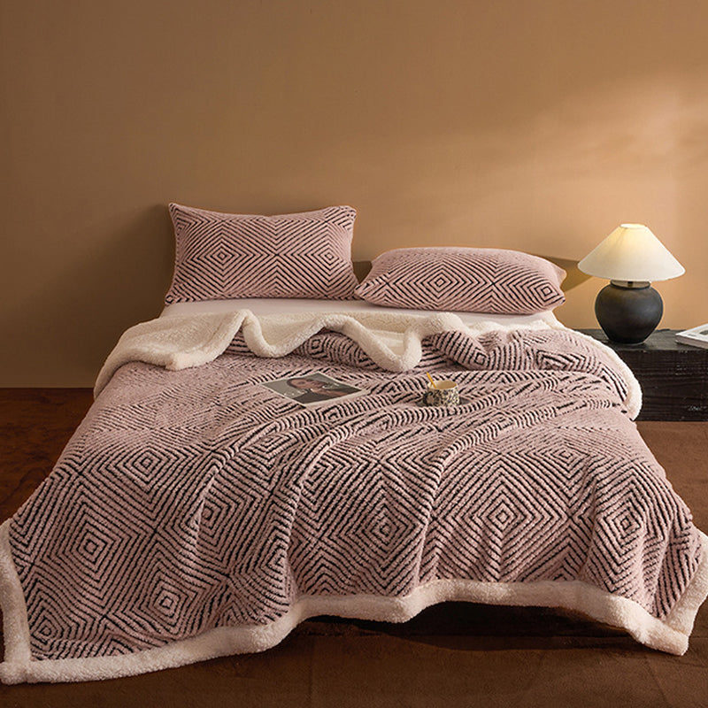 🧶50% RABATT⏰ Dubbellagrat tjockt mjukt filt, slitstark & mångsidig användning🛋️