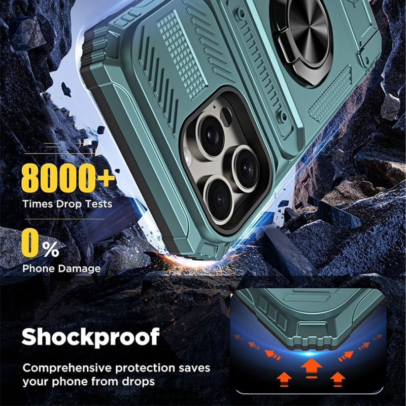 📱 50 % rabatt under en begränsad tid! 💥 Mobilskal med kortfack och ringhållare – Har inbyggt stöd, är kompatibelt med magnetiska bilhållare och ger skydd mot fall.