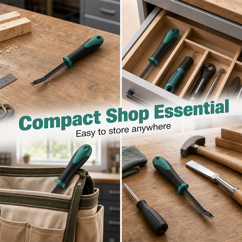 🔨 50 % RABATT NU! 🛡️ Ergonomisk häftklammerborttagare spikdragare – vinklad spets, hållbar & bekväm – perfekt för renovering och träarbete 🛠️