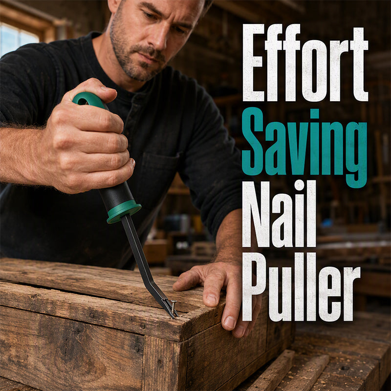 🔨 50 % RABATT NU! 🛡️ Ergonomisk häftklammerborttagare spikdragare – vinklad spets, hållbar & bekväm – perfekt för renovering och träarbete 🛠️