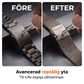 ⌚ 50 % RABATT JUST NU! 🛡️ Armband i rostfritt stålnät – andas, smidigt och säkert lås – uppgradera din smartklocka 🖤