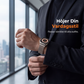 ⌚ 50 % RABATT JUST NU! 🛡️ Armband i rostfritt stålnät – andas, smidigt och säkert lås – uppgradera din smartklocka 🖤