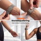 ⌚ 50 % RABATT JUST NU! 🛡️ Armband i rostfritt stålnät – andas, smidigt och säkert lås – uppgradera din smartklocka 🖤