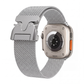 ⌚ 50 % RABATT JUST NU! 🛡️ Armband i rostfritt stålnät – andas, smidigt och säkert lås – uppgradera din smartklocka 🖤
