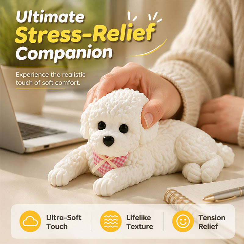 🧸 50% RABATT! 🐶 Krama-nalle – Stressavlastning, mjuk & söt ✨
