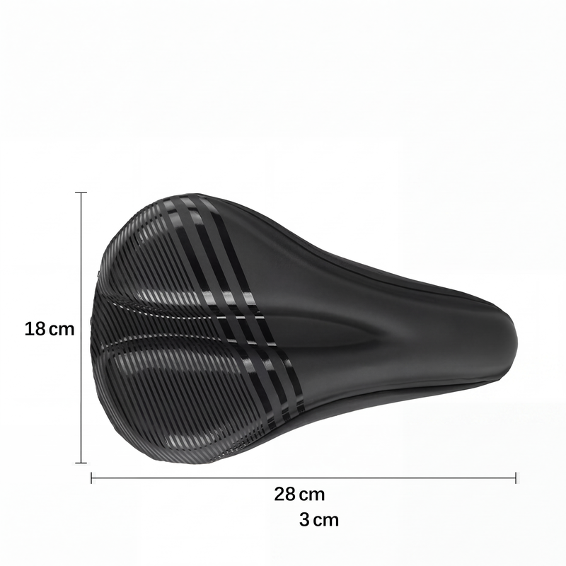 Vattentät cykelsitsdyna av memory foam