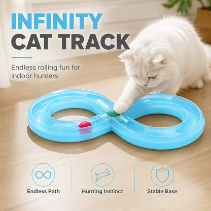 🐱🎢 En åttformad lekbana för katter: Oändlig lek och en lugn natt! ✨