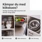 3-delat hopfällbart durkslagsset med avrinningsbas