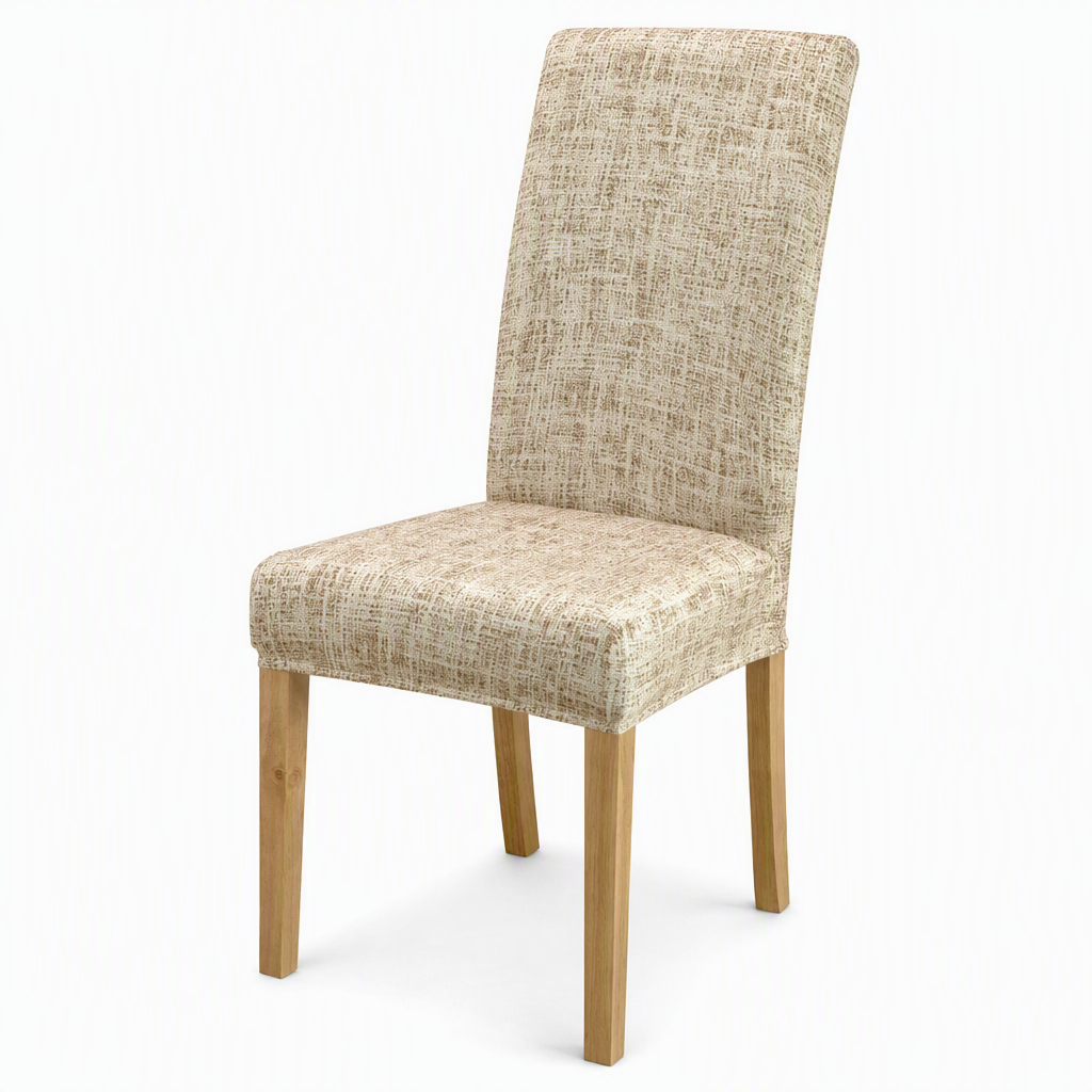 🪑 50 % RABATT NU! 🍽️ Elastiskt rutigt stolsöverdrag – damm- & oljeavvisande för hem & hotell 🧵