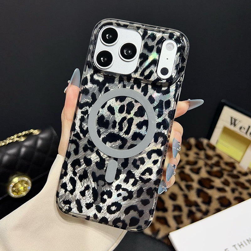 🐆50% RABATT📱 Magnetiskt Leopardmönstrat Mobilskal