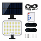 ☀️ 50% RABATT! 💡 Solardrivet Väggljus – Rörelsesensor, Fjärrkontroll & 3 Lägen ✨
