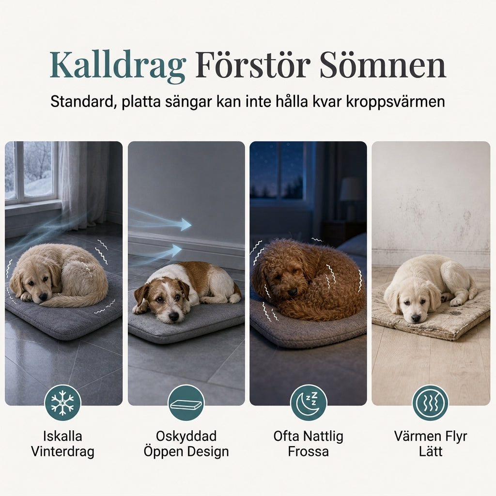 🐱Halvsluten varm sovsäck, mjuk djupsovande grottbo för husdjur med täcke för katter och små hundar
