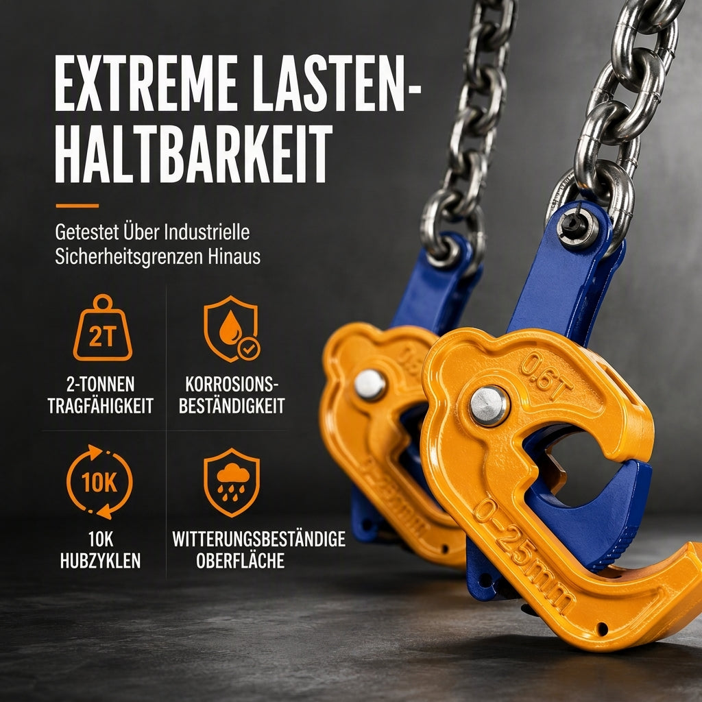 🛢️50% RABATT✨Kraftigt Oljetunnelyftkläm Gaffeltrucks- och Kranarums Lyftare för Stål- och Metalltunnor, robust säker lyftning💥