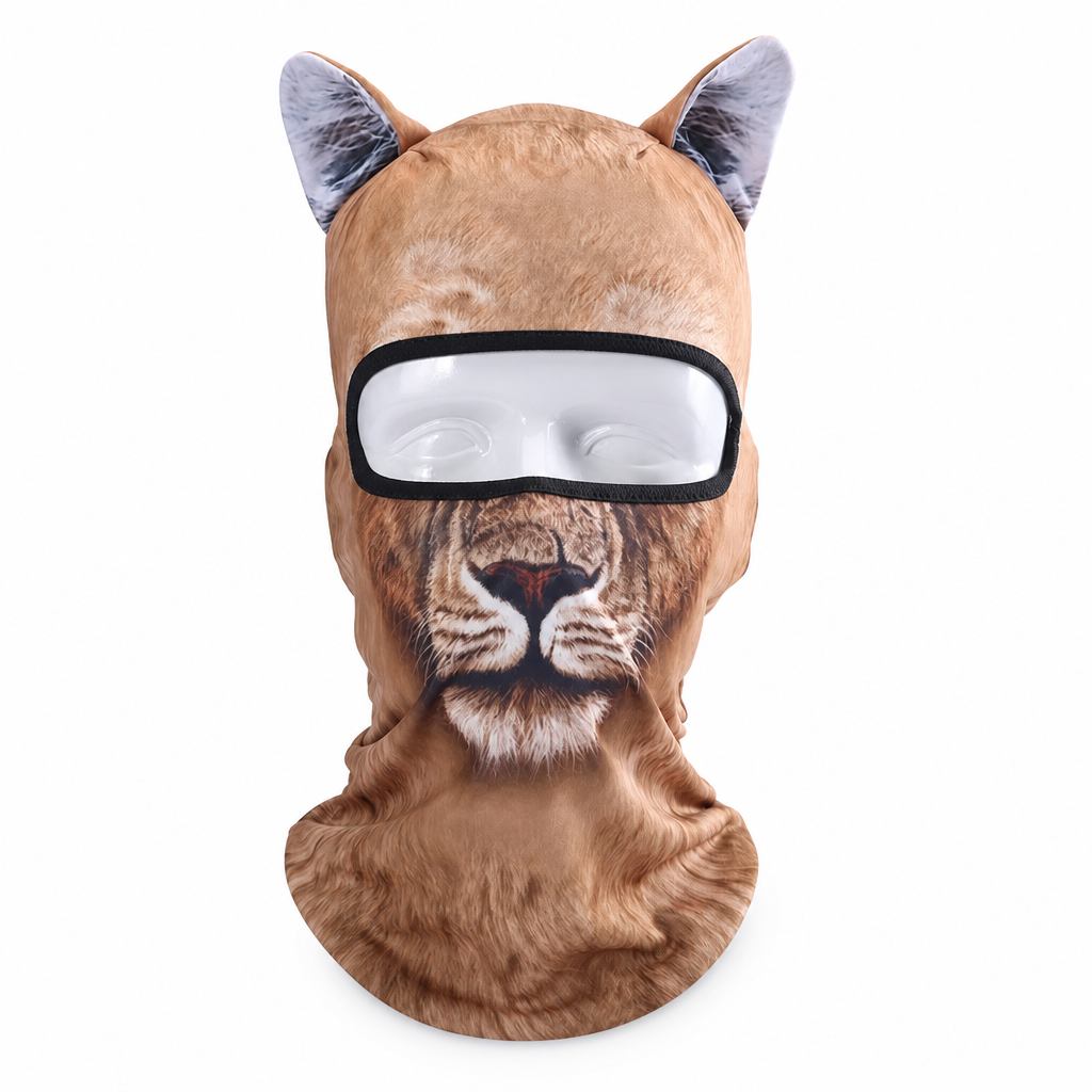 ⛷️🌬️50% RABATT🐾Vindtät balaclava med djurtryck – skyddar ansikte och hals utomhus❄️