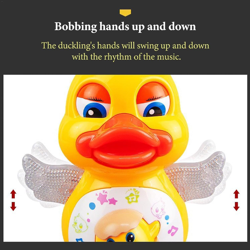 🦆 50% RABATT 🎵 Interaktiv musikanka för bebisar, musikunderhållning för de små 👶