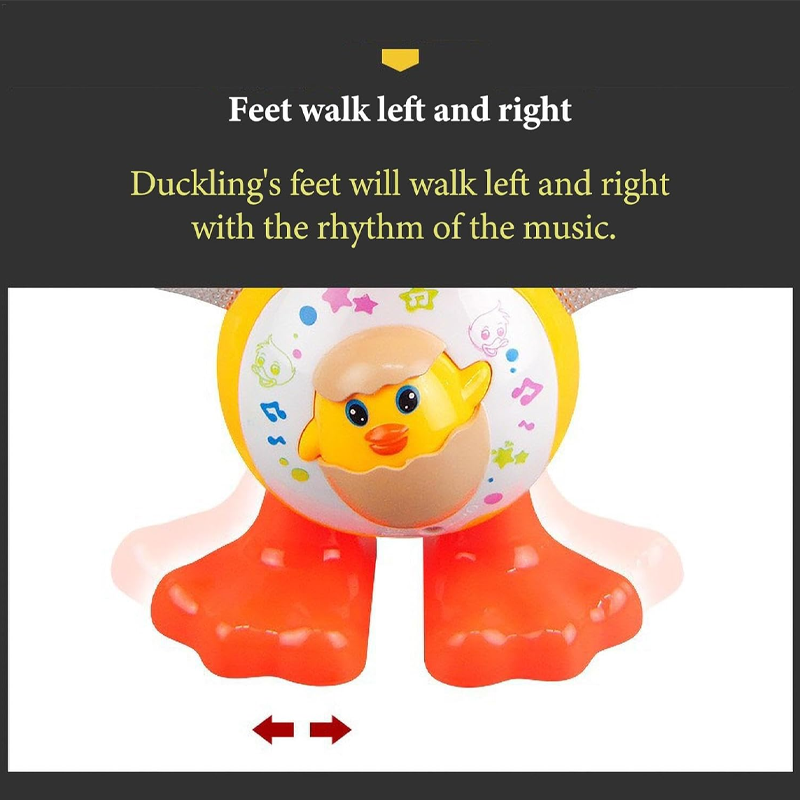 🦆 50% RABATT 🎵 Interaktiv musikanka för bebisar, musikunderhållning för de små 👶