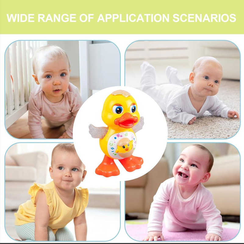 🦆 50% RABATT 🎵 Interaktiv musikanka för bebisar, musikunderhållning för de små 👶