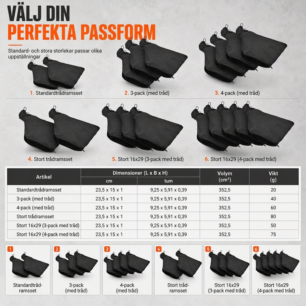 🔩 50 % RABATT ⚙️ Dammsamlingspåse med stålklämma för 10‑tums 255 aluminium‑ och geringsåg 🧰