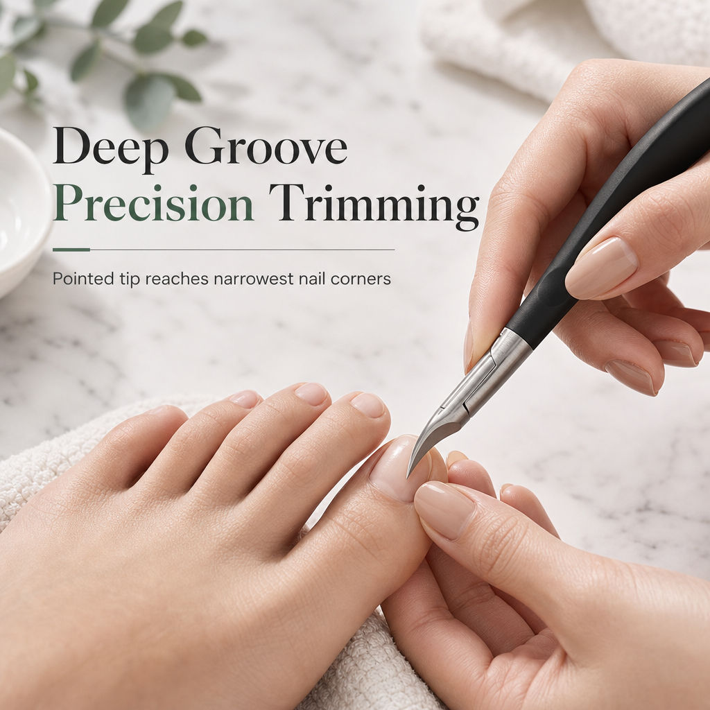 🦶 50 % RABATT NU! 🛠️ Professionell nageltång i rostfritt stål – 2-delat set för nageltrång & död hud 💅