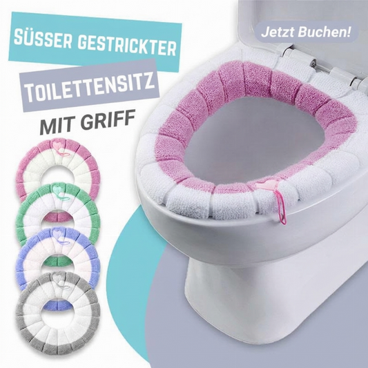 ⏳Endast under en begränsad tid – 50 % RABATT⏰Söt stickad toalettsits med handtag