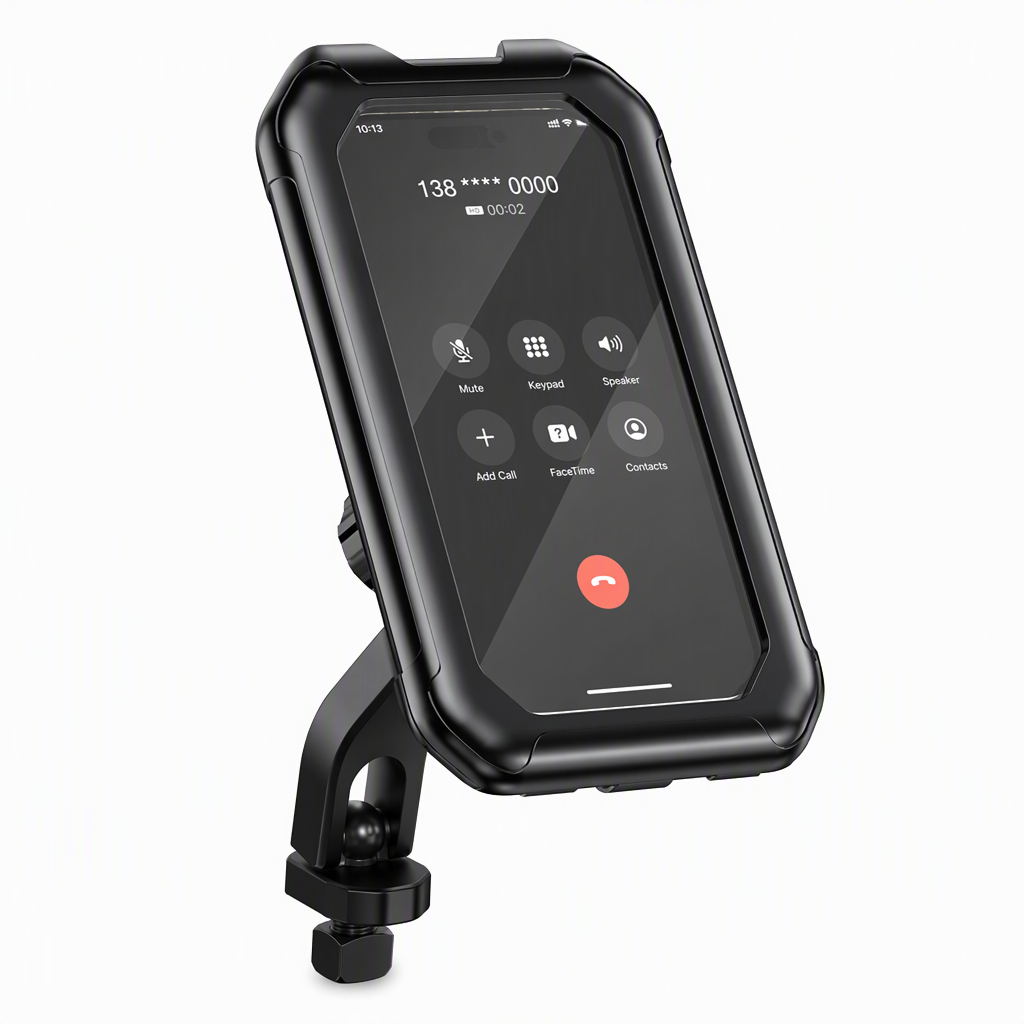 🏍️ 50 % RABATT! 📱 Mobilhållare för motorcykel och cykel – vattentät och 360° vridbar ✨