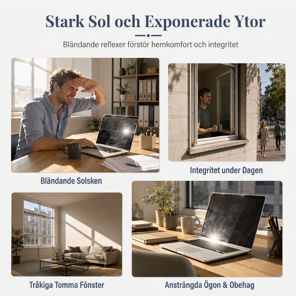 🌈 50 % RABATT NU! ☀️ Statisk fönsterfilm med magnoliamönster – förvandla solsken till levande regnbågar, limfri 🌸