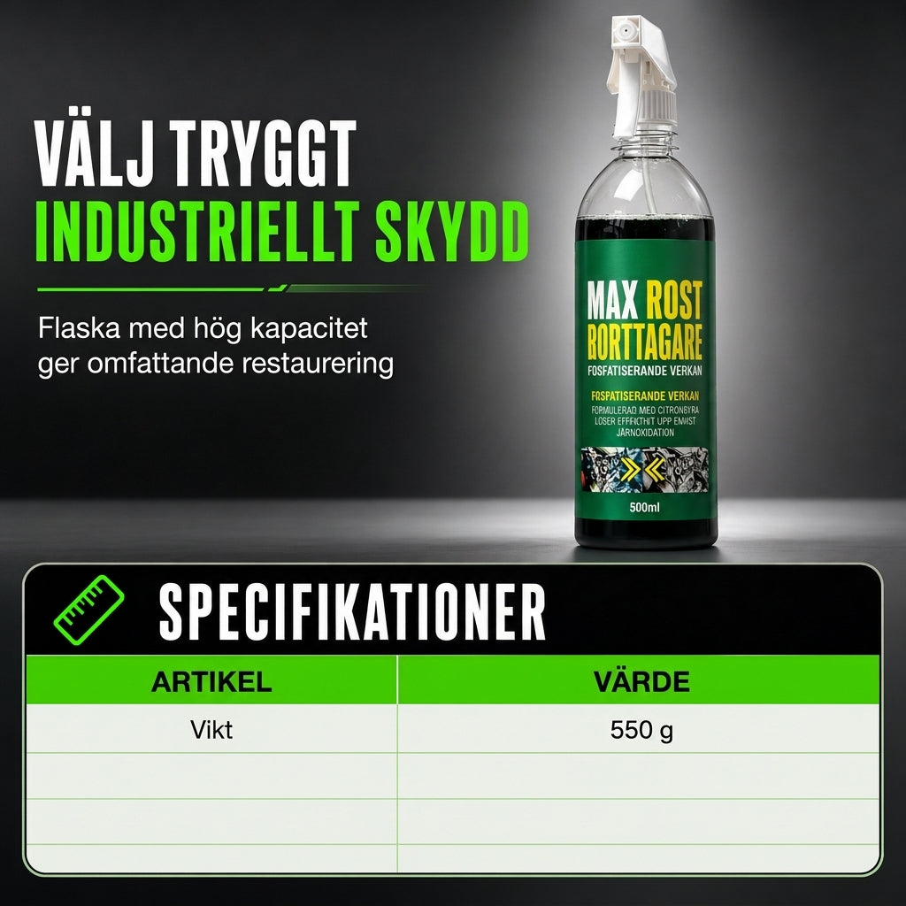 🔧 50 % RABATT NU! 🛡️ Rostborttagningsspray med fosfatskydd – löser upp tunn grovrost & bygger varaktigt skydd 💪