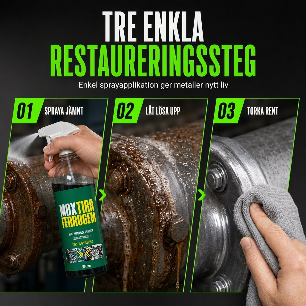 🔧 50 % RABATT NU! 🛡️ Rostborttagningsspray med fosfatskydd – löser upp tunn grovrost & bygger varaktigt skydd 💪