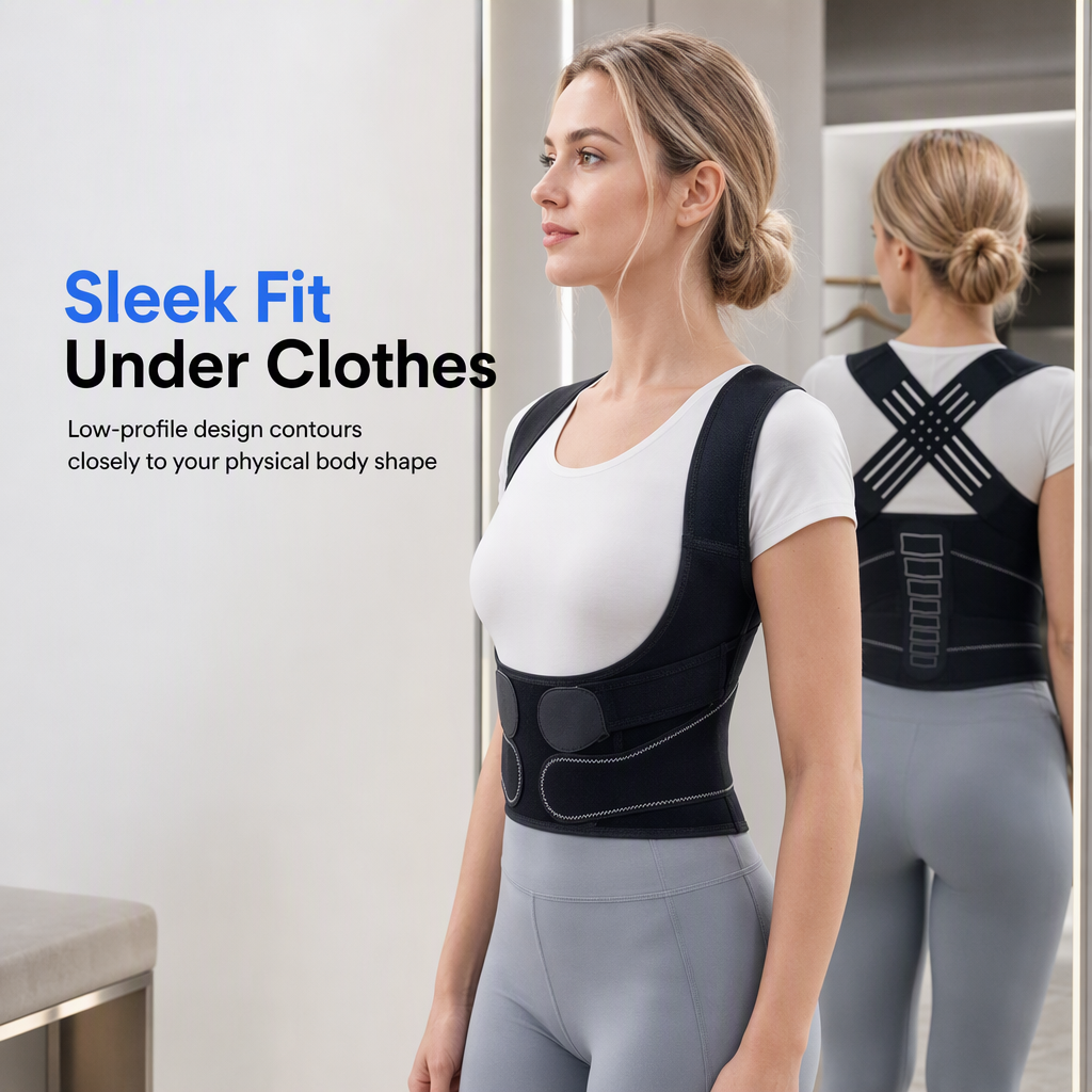 🧍 Justerbart Hållningsstöd för Vuxna – Stöd för Rygg & Axlar
