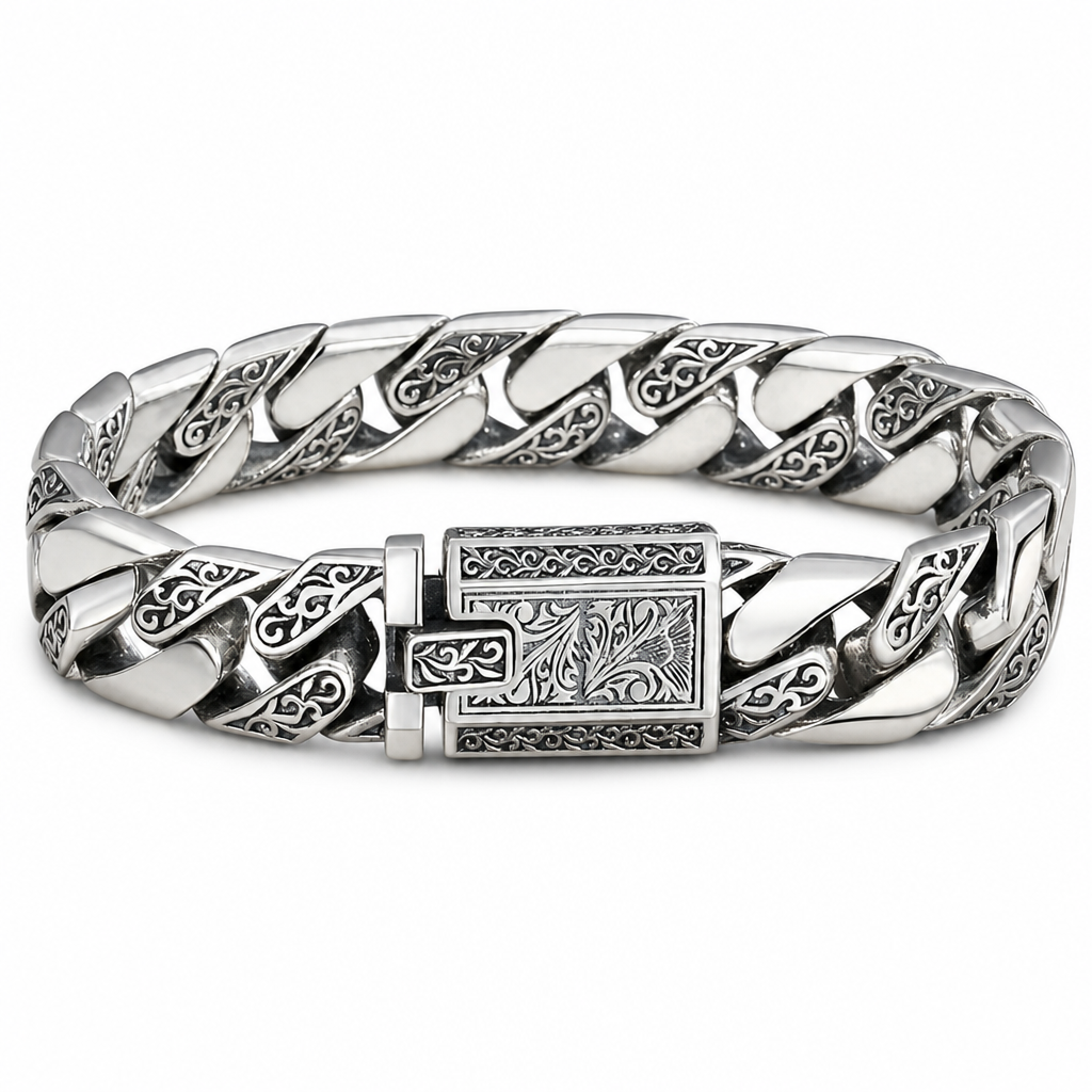 ⛓️ 50% RABATT! 🎁 Punk Arabesque blank kedja i koreansk stil, partner-smide, perfekt present till pojkvännen ✨