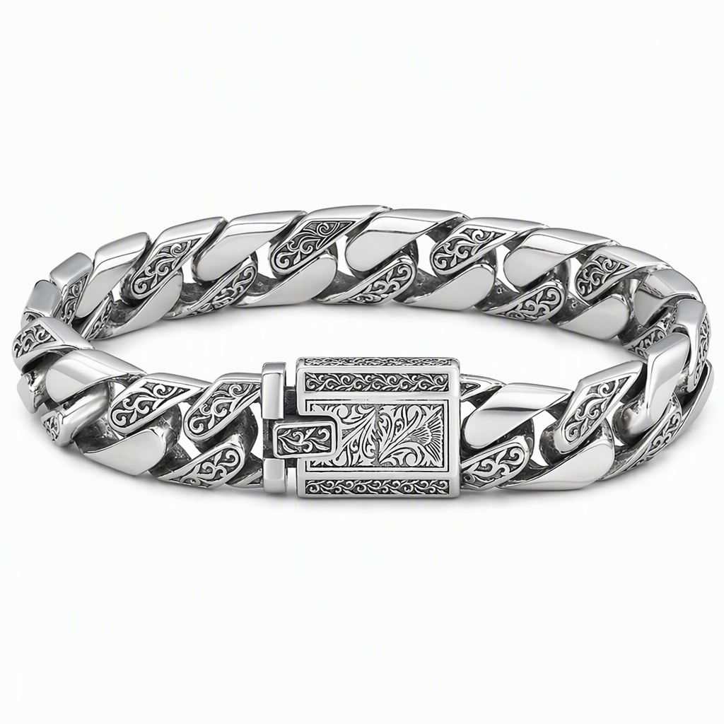 ⛓️ 50% RABATT! 🎁 Punk Arabesque blank kedja i koreansk stil, partner-smide, perfekt present till pojkvännen ✨