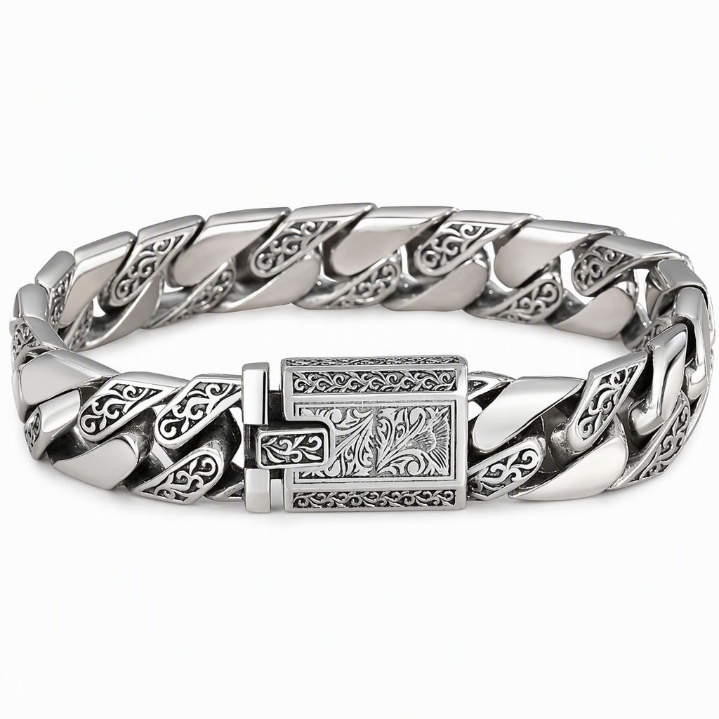 ⛓️ 50% RABATT! 🎁 Punk Arabesque blank kedja i koreansk stil, partner-smide, perfekt present till pojkvännen ✨