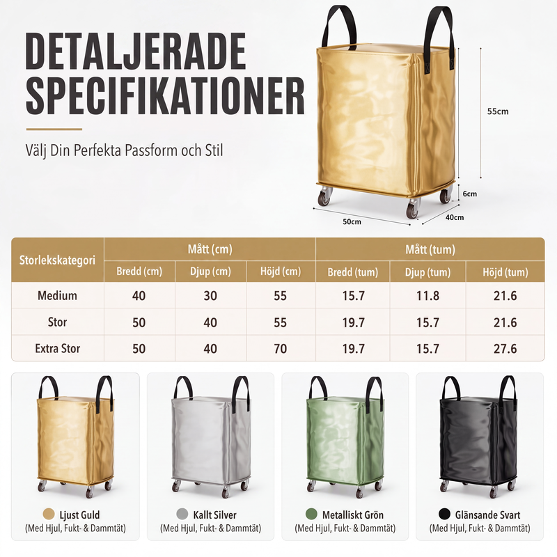 📦 50 % RABATT! 🧳 Hopfällbar flyttväska med hjul – vattentät och rymlig ✨
