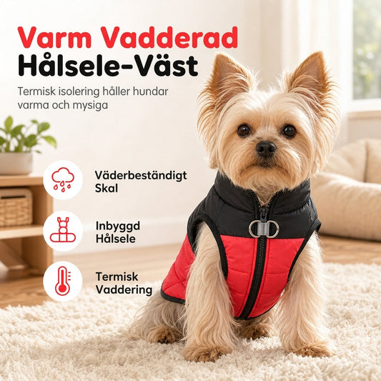 📢📢50 % RABATT JUST NU⏰Varmt hundtäcke för höst och vinter, förtjockad petrock vindbeständig väst för små medelstora och stora hundar