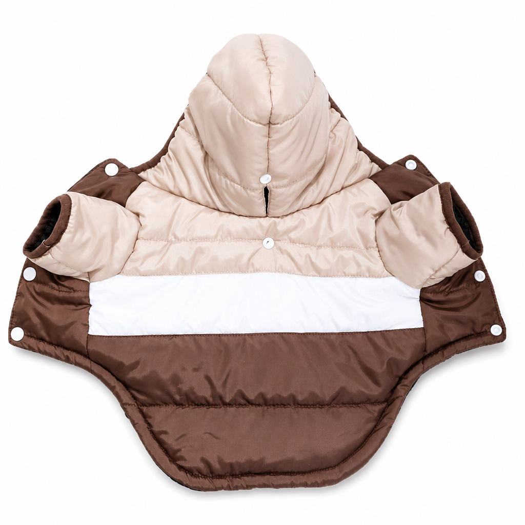 🐶 50% RABATT! ✨ Varm & Vattentät Vinterjacka med Huva för Hund – Vintertäcke i Termofleece ❄️🐾